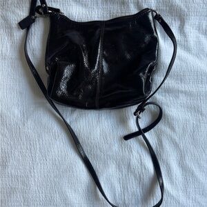 Patent leather coach bag